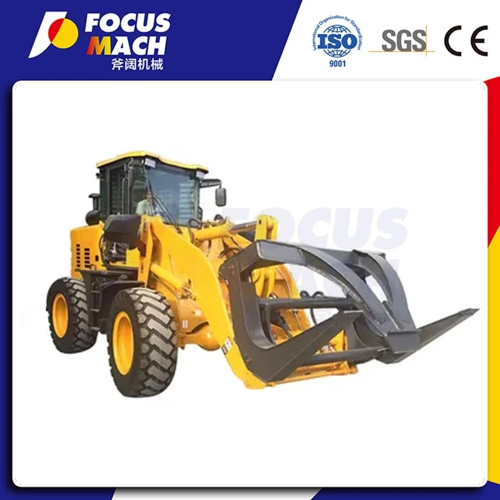 Wood Handling Loader – Log Grapple Loader 5t, 8t, 10t, 12t, 15t factory