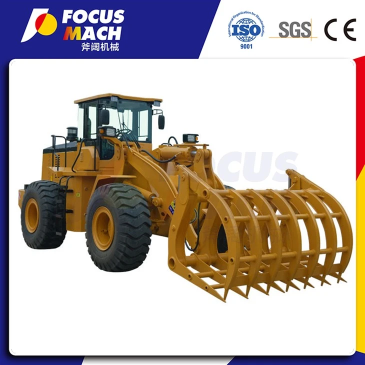 Wood Handling Loader – Log Grapple Loader 5t, 8t, 10t, 12t, 15t high quality
