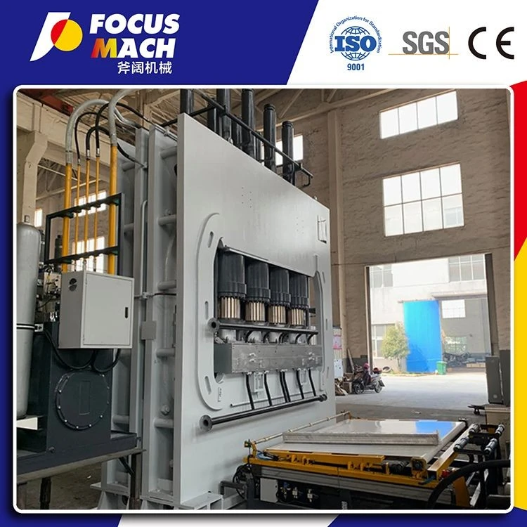 Automatic MDF Board/Chipboard Short Cycle Melamine Laminating Hot Press Machine/ Wood Press Machine Veneer Hot Press