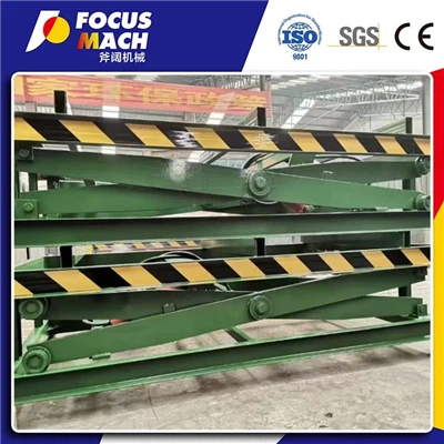 Hydraulisk elevator saks type hydraulisk løftebord