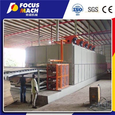 Træaffaldsbrændende finertørremaskine